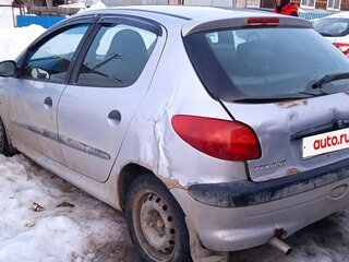 2001 Peugeot 206, серебристый, 130000 рублей, вид 4