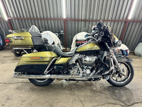 2018 Harley-Davidson Electra Glide, зелёный, 1690000 рублей, вид 3