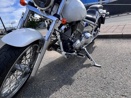 2005 Yamaha XVS400 Drag Star, белый, 400000 рублей, вид 1