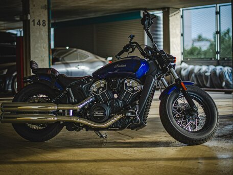 2022 Indian Scout, синий, 1330000 рублей, вид 3