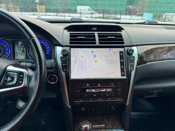 2017 Toyota Camry VII (XV50) Рестайлинг 2, белый, 2100000 рублей - вид 10