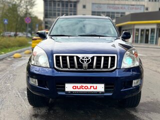 2008 Toyota Land Cruiser Prado 5-speed 120 Series Рестайлинг, синий, 2500000 рублей, вид 2