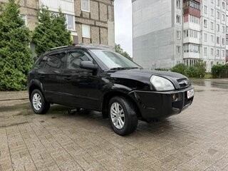 2007 Hyundai Tucson I, чёрный, 700000 рублей, вид 3