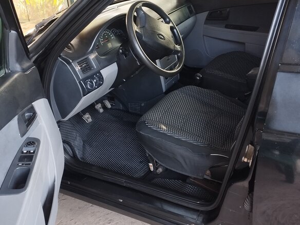2008 Lada (ВАЗ) Priora I, чёрный, 400000 рублей - вид 4