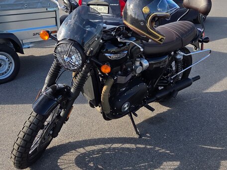 2018 Triumph Bonneville T120, чёрный, 1140000 рублей, вид 3