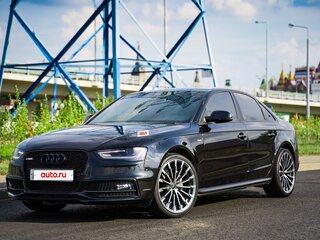2014 Audi A4 IV (B8) Рестайлинг, чёрный, 1980000 рублей, вид 1
