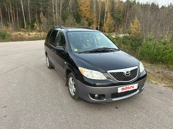 2004 Mazda MPV II (LW) Рестайлинг, чёрный, 120000 рублей - вид 6