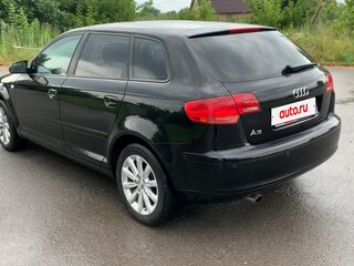 2008 Audi A3 II (8P) Рестайлинг 1, чёрный, 700000 рублей, вид 3