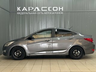 2015 Hyundai Solaris I Рестайлинг, серый, 960000 рублей, вид 5