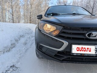 2020 Lada (ВАЗ) Granta I Рестайлинг, чёрный, 700000 рублей, вид 2