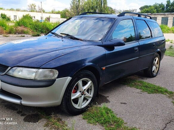 1998 Opel Vectra B, синий, 150000 рублей - вид 2