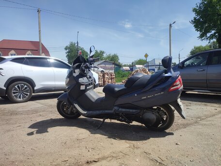 2000 Suzuki Burgman (SkyWave) 400, синий, 230000 рублей, вид 1