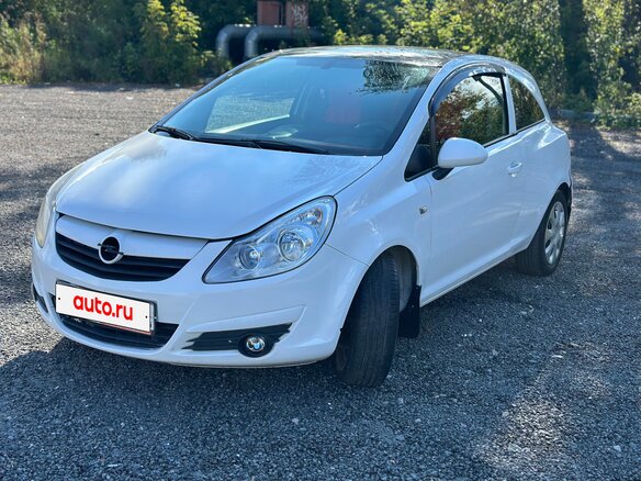 2008 Opel Corsa D, белый, 249000 рублей