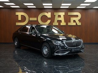 2019 Mercedes-Benz Maybach S-Класс 450 I (X222) Рестайлинг, чёрный, 9881660 рублей, вид 3