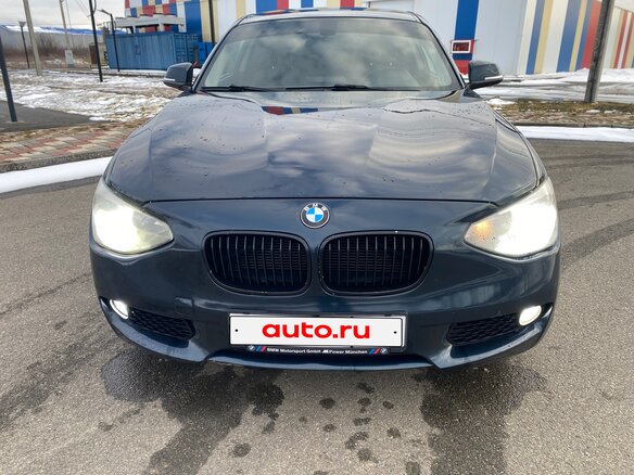 2013 BMW 1 серии 116i II (F20/F21), синий