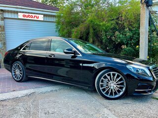 2015 Mercedes-Benz S-Класс 350 CDI BlueTEC VI (W222, C217), чёрный, 3300000 рублей, вид 3
