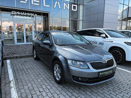 2015 Skoda Octavia III (A7), серый, 992000 рублей, вид 3