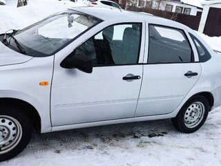 2012 Lada (ВАЗ) Granta I, серебристый, 300000 рублей, вид 4