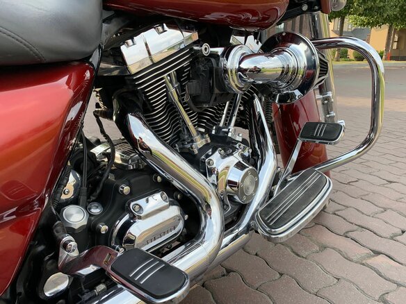 2009 Harley-Davidson Street Glide, пурпурный, 750000 рублей - вид 7