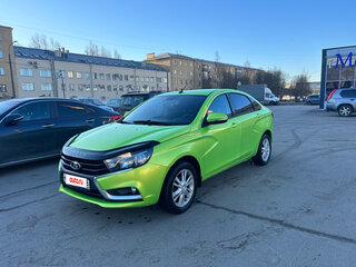 2016 Lada (ВАЗ) Vesta I, зелёный, 645000 рублей, вид 1