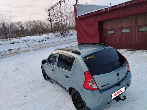2011 Renault Sandero I, синий, 495000 рублей - вид 13