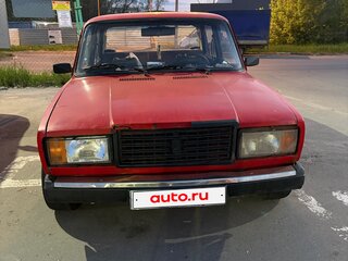 1987 Lada (ВАЗ) 2107, красный, 110000 рублей, вид 2
