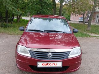 2012 Renault Logan I Рестайлинг, красный, 388000 рублей, вид 2