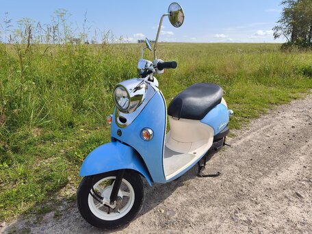 2007 Yamaha Vino 50, голубой, 75000 рублей, вид 1