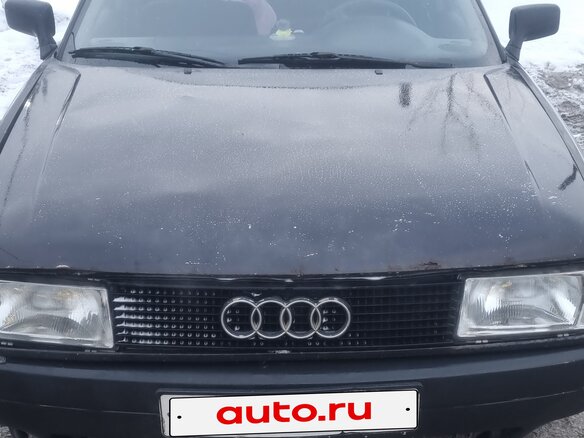 1991 Audi 80 IV (B3), синий, 140000 рублей