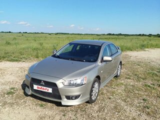 2007 Mitsubishi Lancer X, бежевый, 650000 рублей, вид 2
