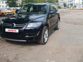 2008 Volkswagen Touareg I Рестайлинг, чёрный, 1200000 рублей, вид 1