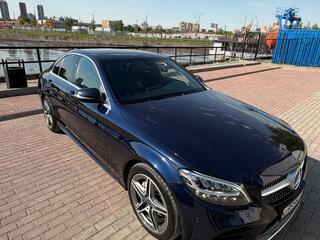 2020 Mercedes-Benz C-Класс 200 IV (W205) Рестайлинг, синий, 3520000 рублей, вид 4