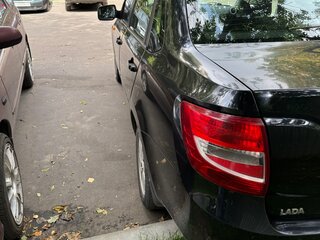 2013 Lada (ВАЗ) Granta I, чёрный, 350000 рублей, вид 4