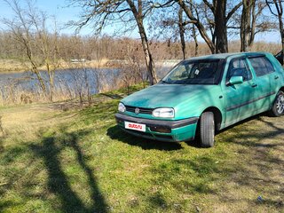 1994 Volkswagen Golf III, зелёный, 160000 рублей, вид 1