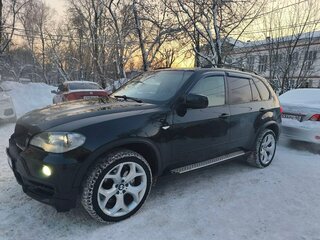 2008 BMW X5 3.0si II (E70), чёрный, 1450000 рублей, вид 2
