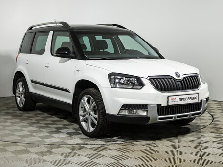 2016 Skoda Yeti I Рестайлинг, белый, 939700 рублей, вид 3