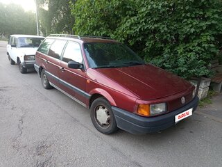 1992 Volkswagen Passat B3, красный, 300000 рублей, вид 2