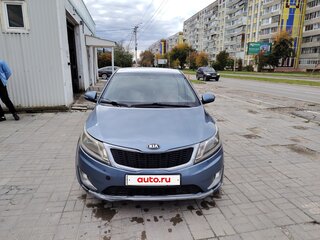2014 Kia Rio 5-speed III, голубой, 450000 рублей, вид 2