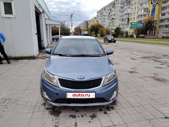 2014 Kia Rio 5-speed III, голубой, 450000 рублей - вид 1