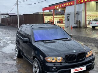 2004 BMW X5 4.4i I (E53) Рестайлинг, чёрный, 1000000 рублей, вид 2