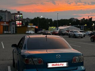 2006 Mazda 6 I (GG) Рестайлинг, синий, 230000 рублей, вид 5