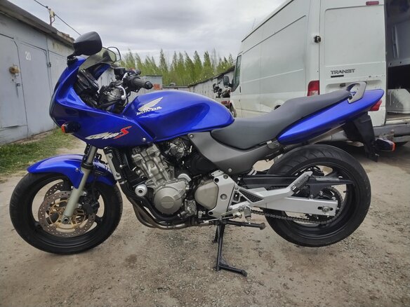 2004 Honda CB 600F Hornet, синий, 340000 рублей - вид 1
