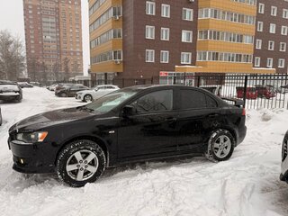 2008 Mitsubishi Lancer X, чёрный, 650000 рублей, вид 4