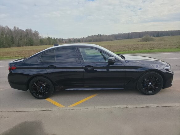 2020 BMW 5 серии 530i VII (G30/G31/G38) Рестайлинг, синий, 4700000 рублей - вид 5
