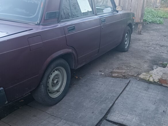 2006 Lada (ВАЗ) 2107, пурпурный, 90000 рублей - вид 6