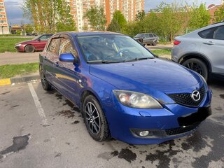 2007 Mazda 3 I (BK) Рестайлинг, синий, 610000 рублей, вид 2