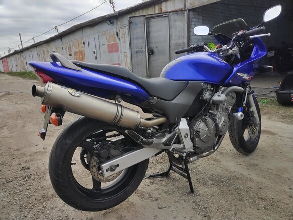 2004 Honda CB 600F Hornet, синий, 340000 рублей - вид 5