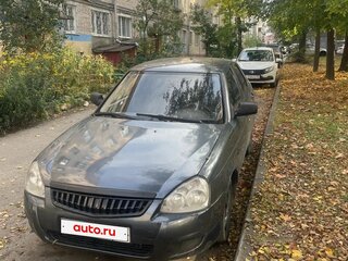 2008 Lada (ВАЗ) Priora I, чёрный, 185900 рублей, вид 1