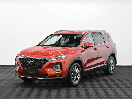 2018 Hyundai Santa Fe IV, красный, 2465000 рублей, вид 3