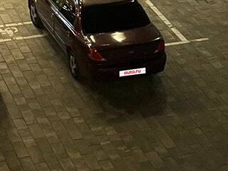 2006 Kia Spectra I Рестайлинг 2, красный, 100000 рублей, вид 4
